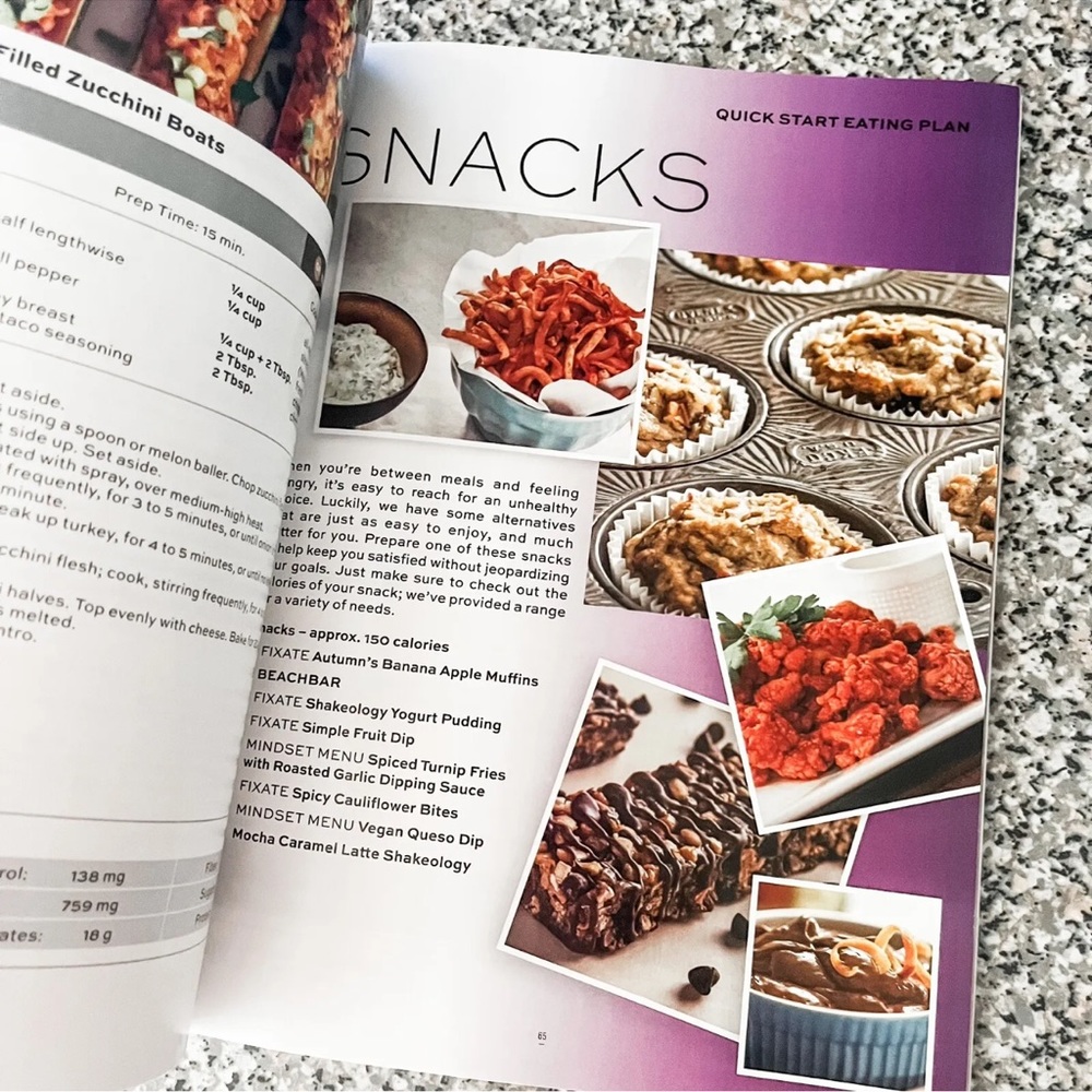 Original Fixate Cookbook, Portion Fix Containers + Nutrition Guide - Picture 4 of 4